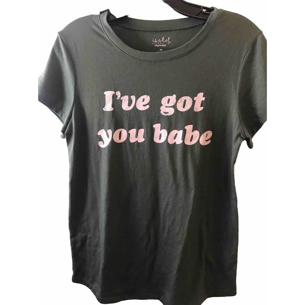 Isabel Maternity Women’s Top / T-Shirt Size  XS Olive Color